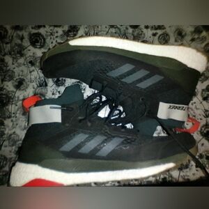 adidas Terrex Black and Olive Men's Athletic Shoes EUC 12